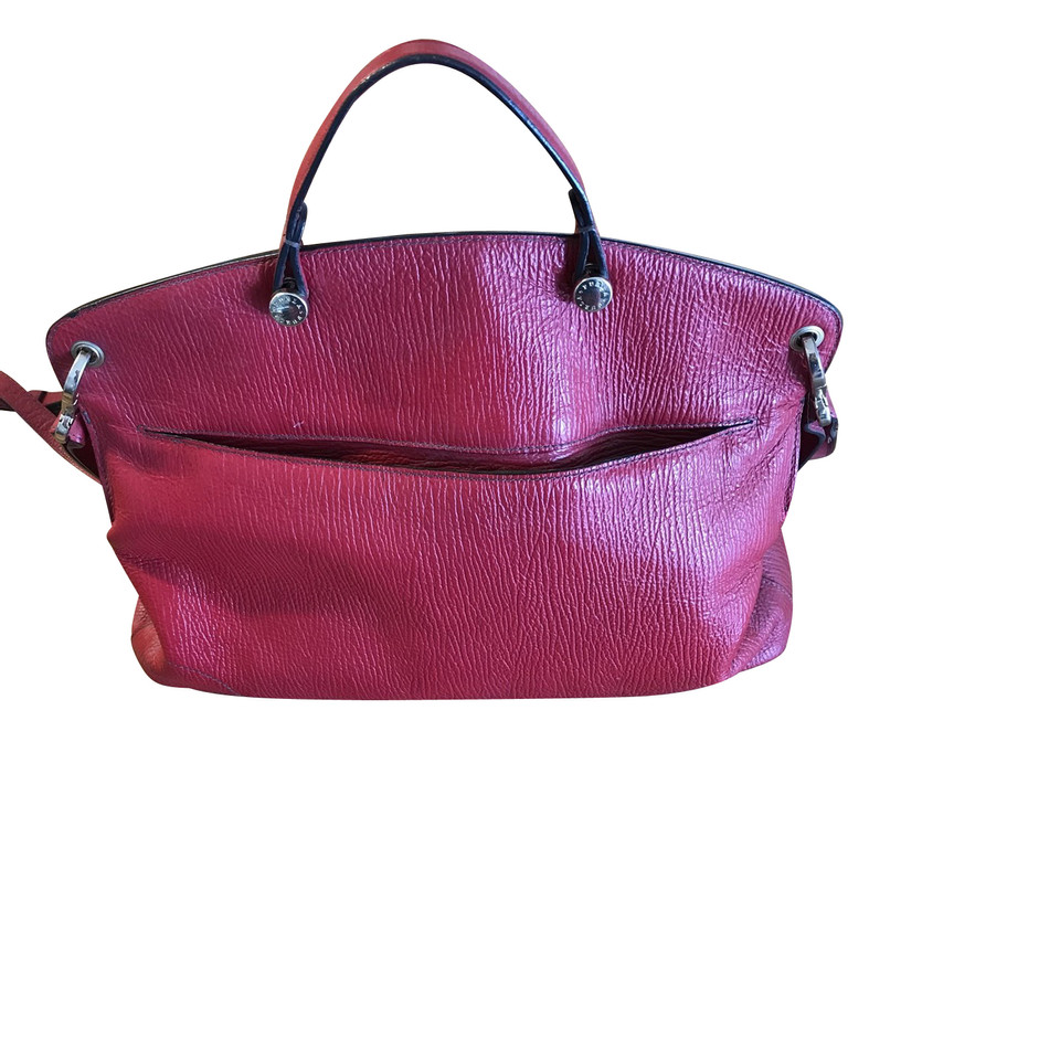 Furla Shoulder bag Leather in Red