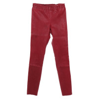 Stouls Trousers Leather in Red