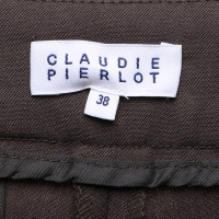 Claudie Pierlot Hose in Olivgrün