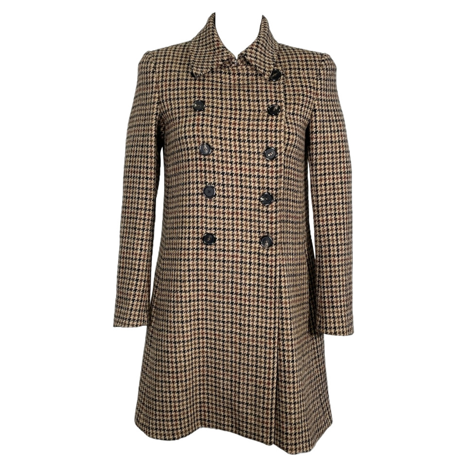 Dondup Jacket/Coat Wool in Brown