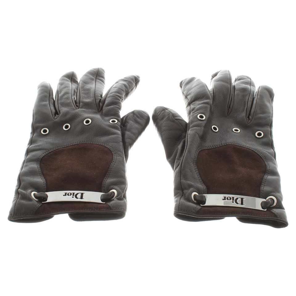 Christian Dior Gants en cuir