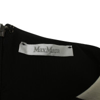 Max Mara zwart/wit gestreepte jurk