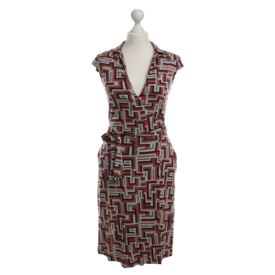 Diane Von Furstenberg Print wrap dress