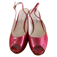 Roberto Festa Pumps/Peeptoes Lakleer in Roze