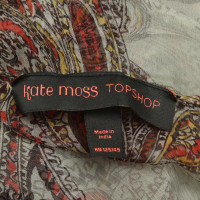 Topshop Kate Moss Topshop - tuniek met veelkleurige patronen