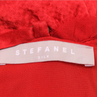 Stefanel Abito in seta in rosso