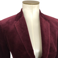 Theory Blazer in Cotone in Bordeaux