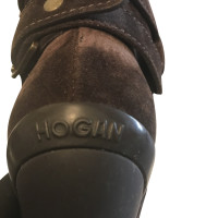 Hogan Suède laarzen in bruin