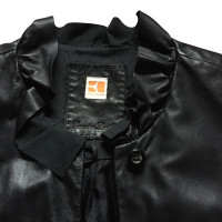 Boss Orange Leather jacket made of lamb leather