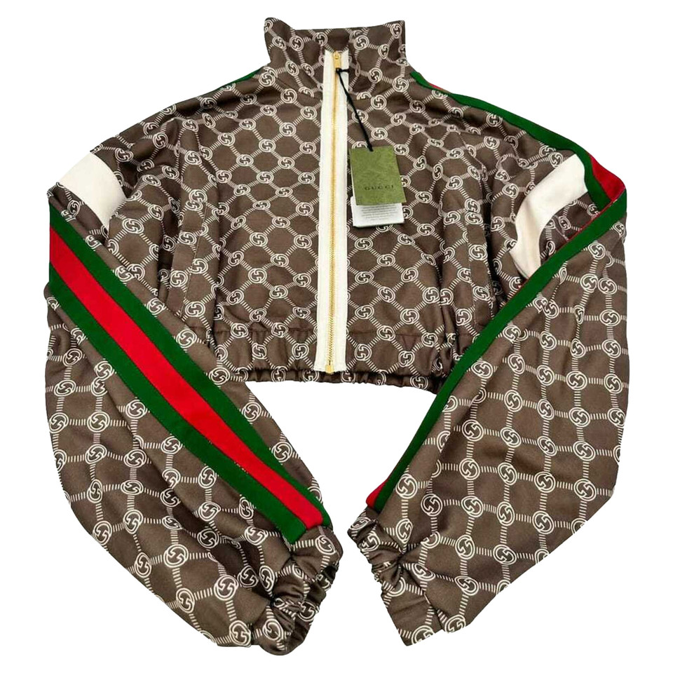 Gucci Jas/Mantel in Bruin