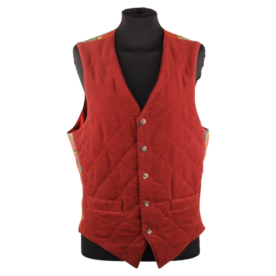 Hermès Gilet en Coton en Rouge