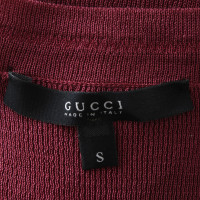 Gucci Seidenshirt in Himbeerrot