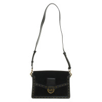 Michael Kors Jessie Lg Flap Leer in Zwart