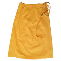 Bogner Sun yellow wrap skirt