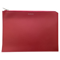 Acne Pochette in Pelle in Rosso