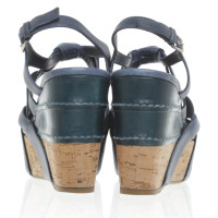 Miu Miu Wedges in Blau