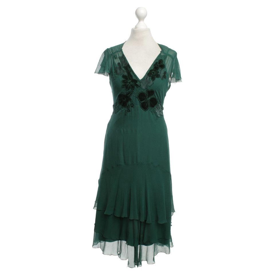 Karen Millen Silk dress in green - Buy Second hand Karen Millen Silk