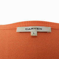Carven Gebreide Cardigan in oranje