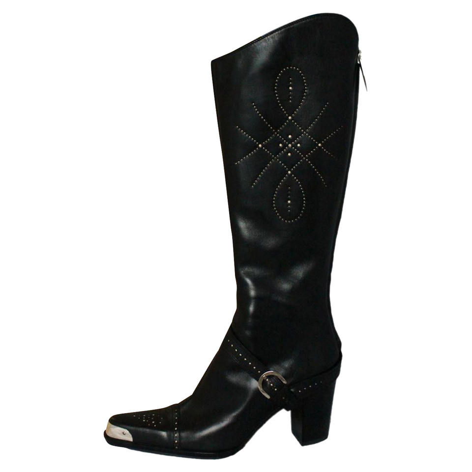 Sergio Rossi leather boots