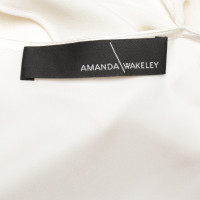 Amanda Wakeley Abito in seta in crema