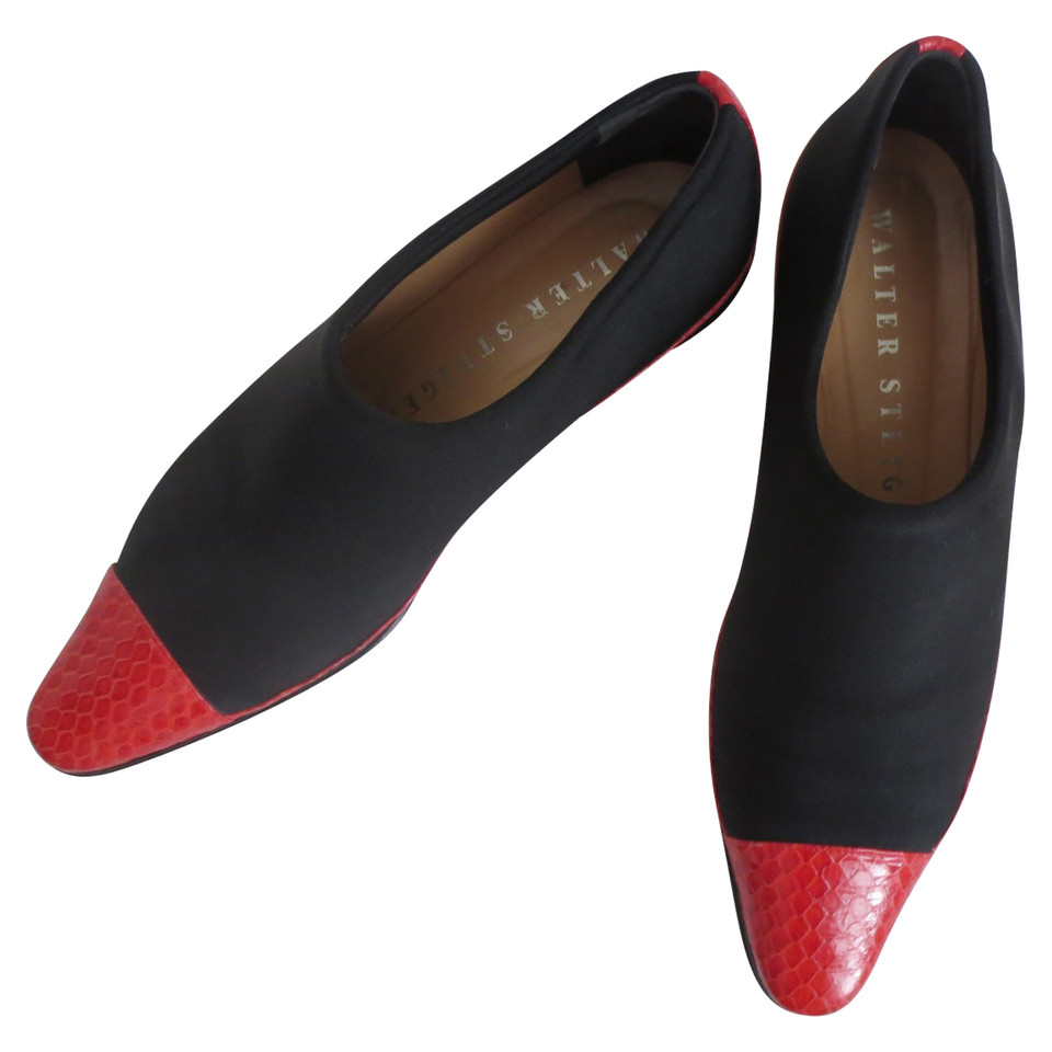 Walter Steiger pumps en noir / rouge