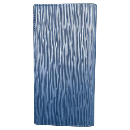 Valentino Garavani Täschchen/Portemonnaie aus Leder in Blau