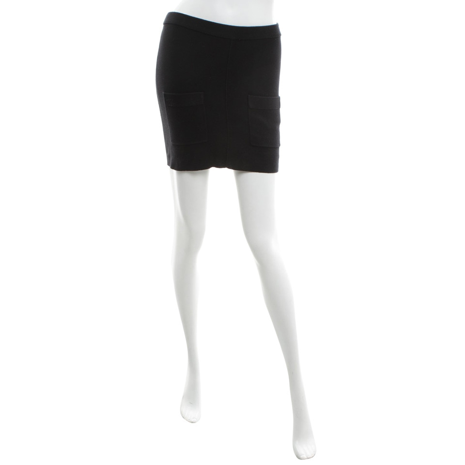 Sonia Rykiel Knitted skirt in black