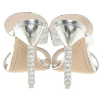 Sophia Webster  Sandals Leather in Silvery