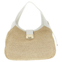 Jimmy Choo Raffia-look handbag