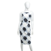 Karen Millen Dress in cream / blue