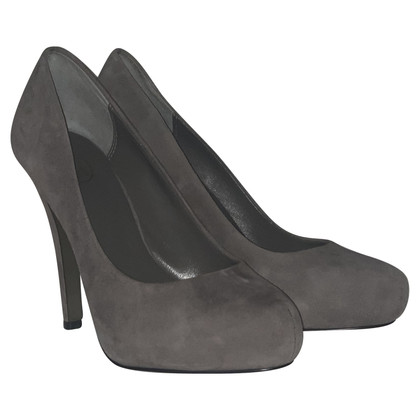 Ash Pumps/Peeptoes Suede in Taupe