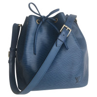 Louis Vuitton Sac Noé Leer in Blauw