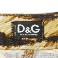 D&G Jeans Rok dier-look
