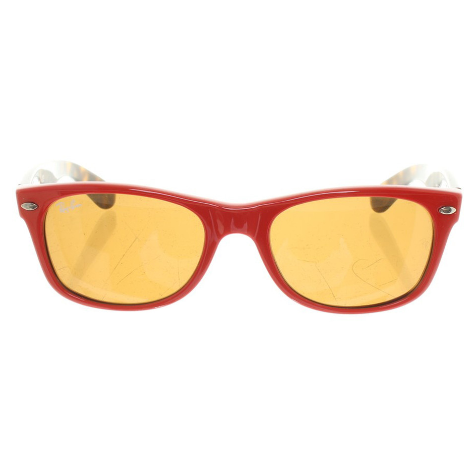 Ray Ban Zonnebril in Rood / Brown