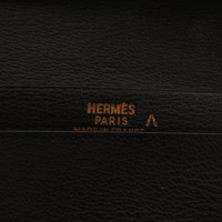 Hermès Tasje/Portemonnee Leer in Zwart