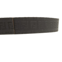 Fendi Leather belt with pattern