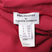Philosophy Di Alberta Ferretti Jurk in rood