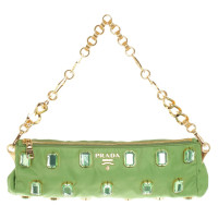 Prada Clutch mit Schmucksteinen