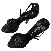 Prada Sandals Leather in Brown