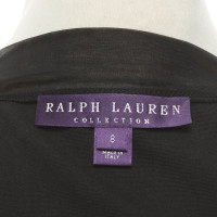 Ralph Lauren Black Label Top Suede in Black