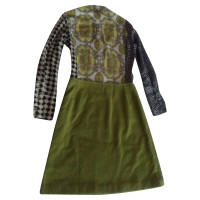 Maliparmi Kleid aus Wolle in Grün