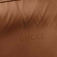 Gucci Jackie Flap Bag aus Leder in Beige