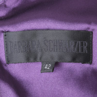 Barbara Schwarzer Robe en violet