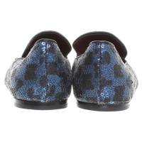 Marc By Marc Jacobs Loafers in blue with sequins 