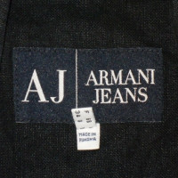 Armani Jeans Blazer in lino nero