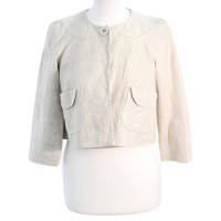 Whistles Veste de lin en or