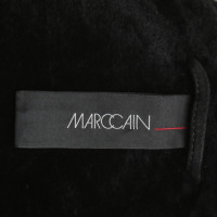 Marc Cain Lambskin coat in black