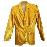 Jean Paul Gaultier Jacket/Coat Silk in Gold