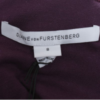 Diane Von Furstenberg Lace dress in Bordeaux