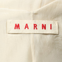 Marni Kleid aus Seide in Creme